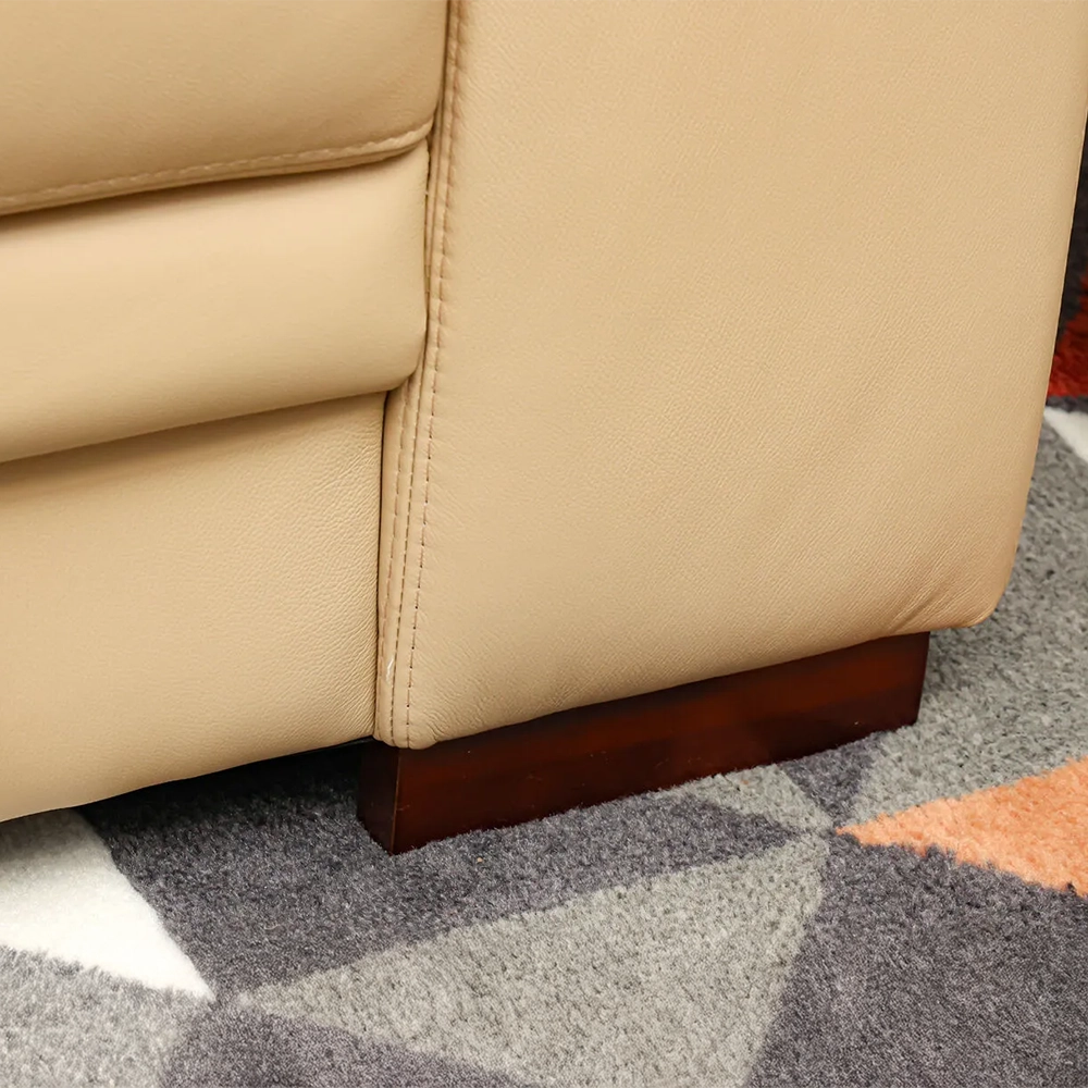 Sofá Milano 2,80Mts Couro Bege_06