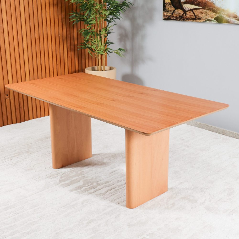 MESA JANTAR LINHARES 1,80 X 0,90 CASTANHO