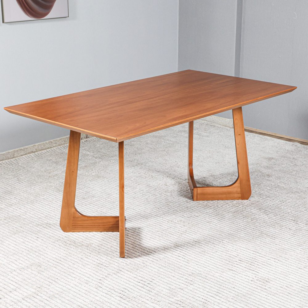 MESA JANTAR RAIZ 1,60 X 0,90 TODA CASTANHO