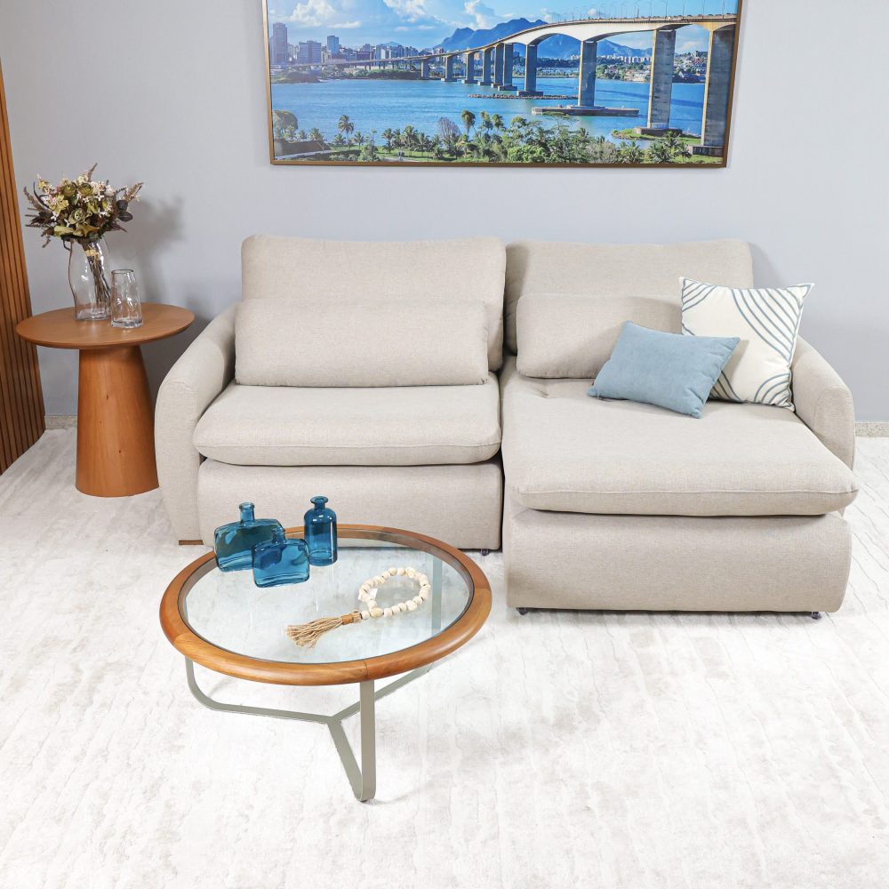 SOFÁ RETRÁTIL E RECLINAVÉL LUCCA 2,26m