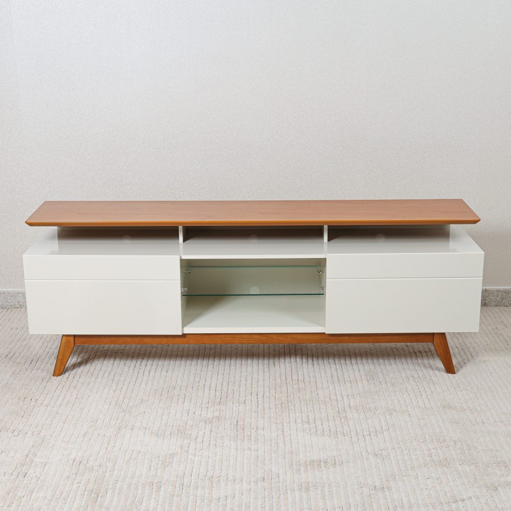 RACK CLASSIC MAIS 2G 1,80M OFF WHIT / NATUR