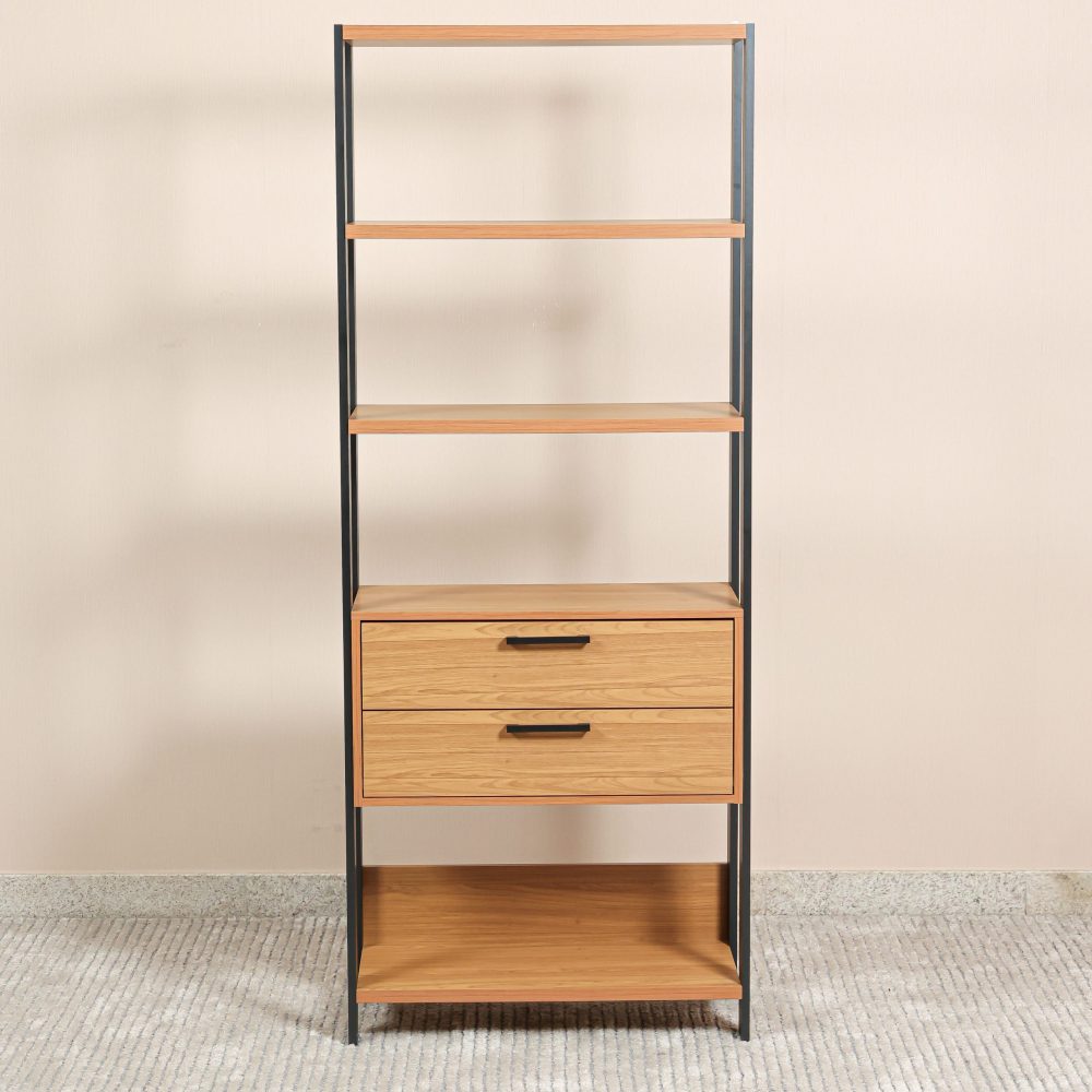 ESTANTE TORRE E91 2GAV FREIJO/PRETO