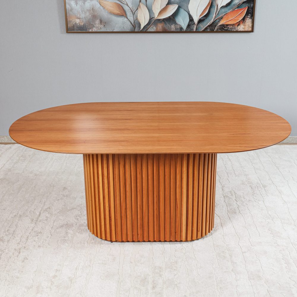 MESA OVAL LIVING 1,80 CINAMOMO