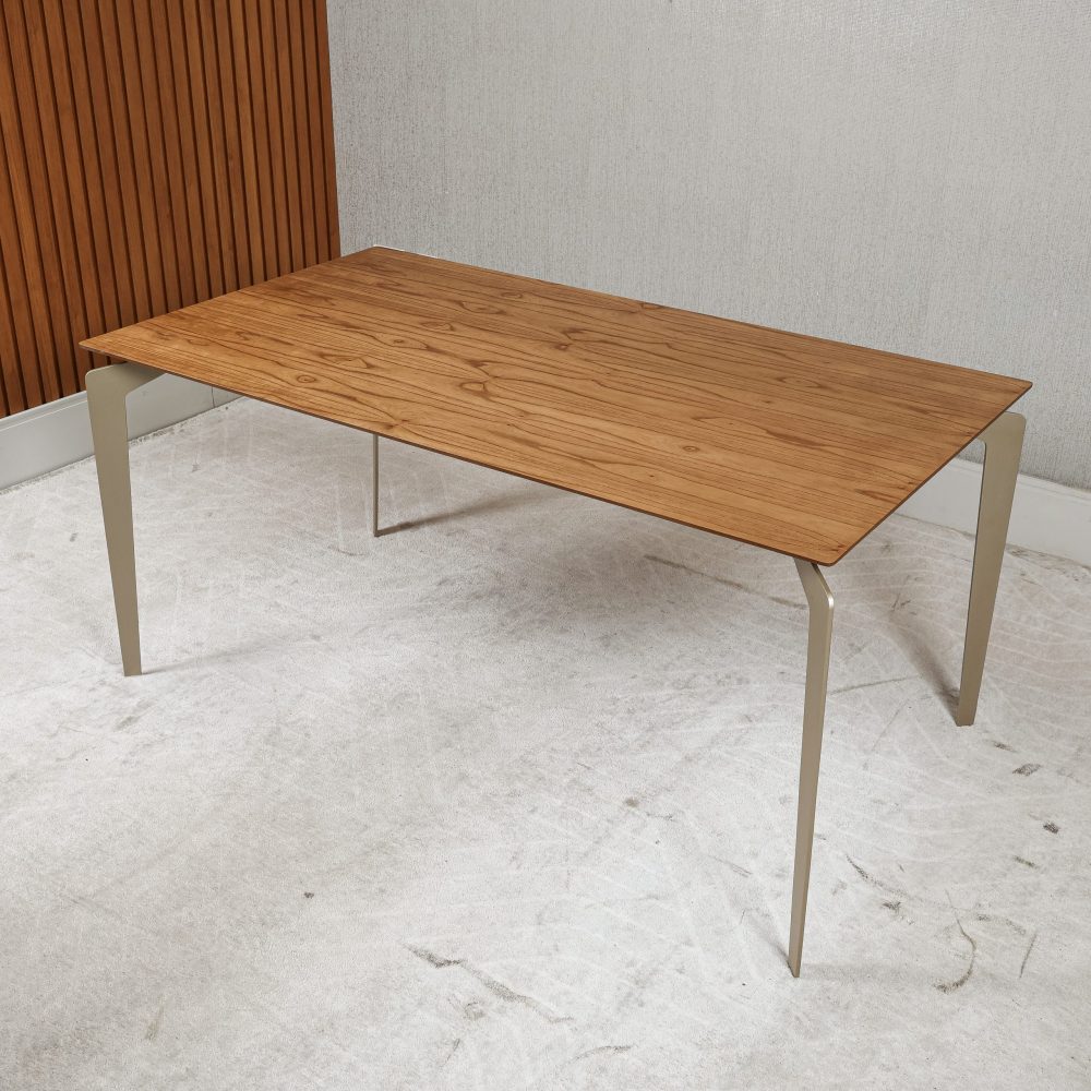 MESA DE JANTAR GIULIA 1,60M CINAMOMO/CHAMPAGNE