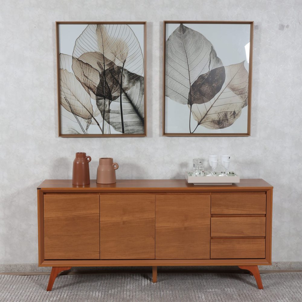 BUFFET VERTEX 3 PORTAS NATURALLE 1,80m