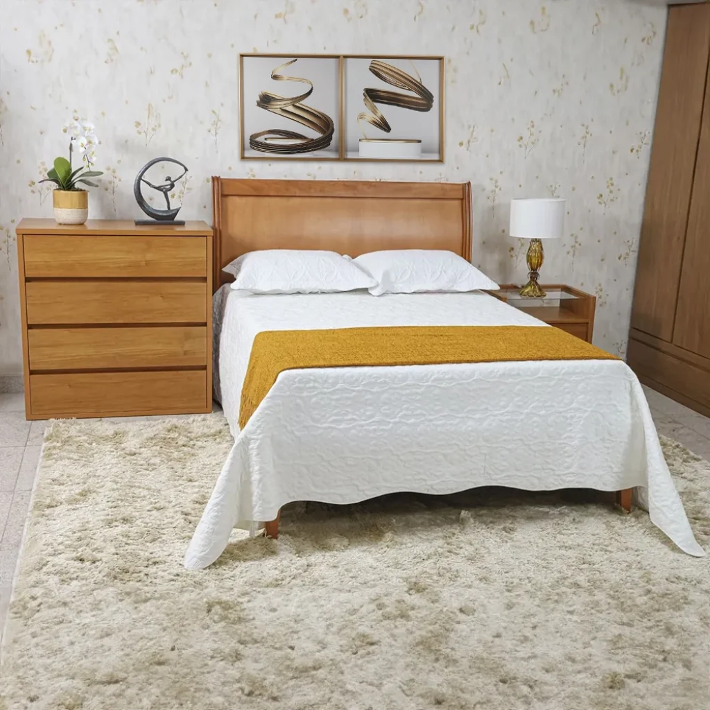 Cama Casal Diana 1,40 Amêndoa_02