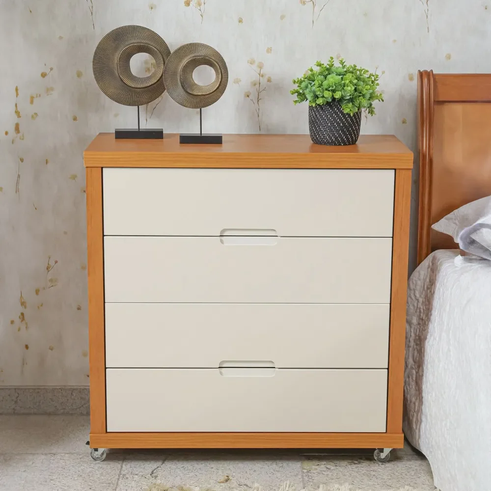 Cômoda Tutto New Laqueado Freijó / OffWhite