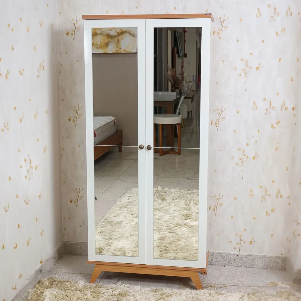 Sapateira espelhada OffWhite / Freijó