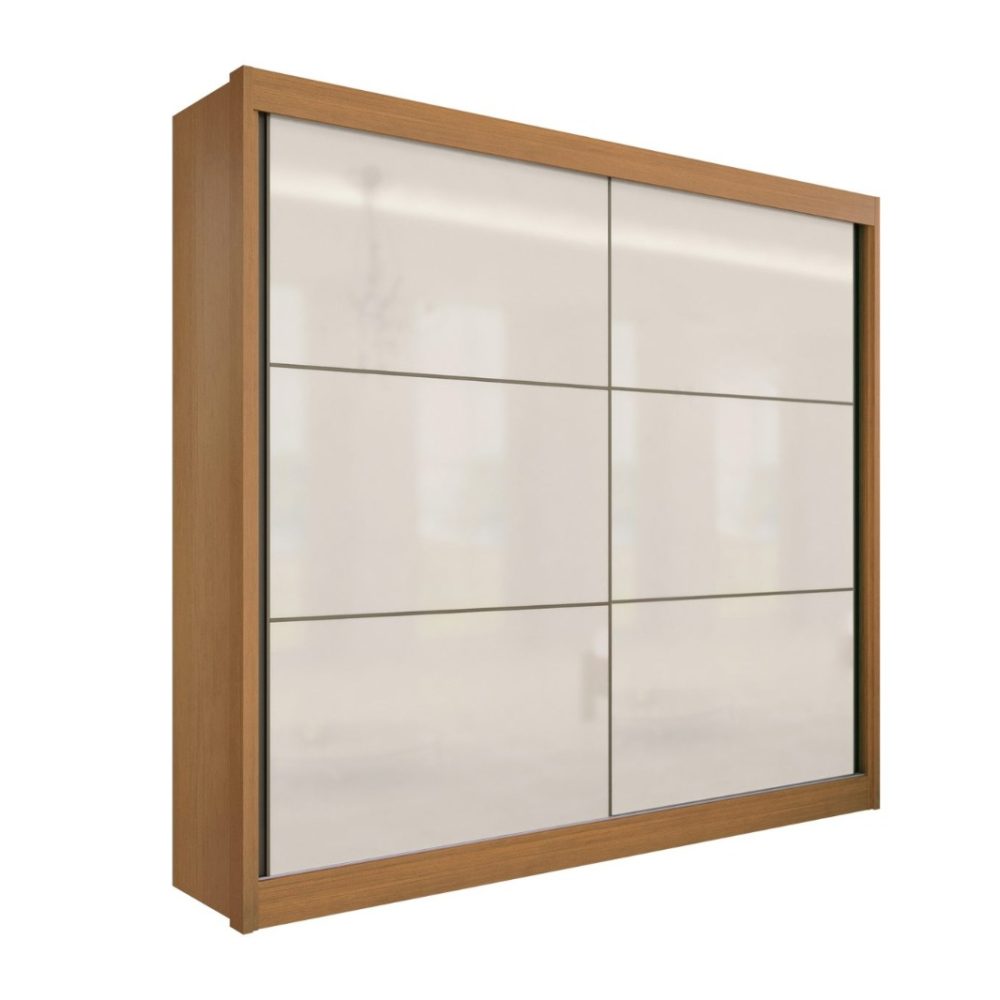 GUARDA ROUPA CANCUN 2,20M CINAMOMO / OFF WHITE