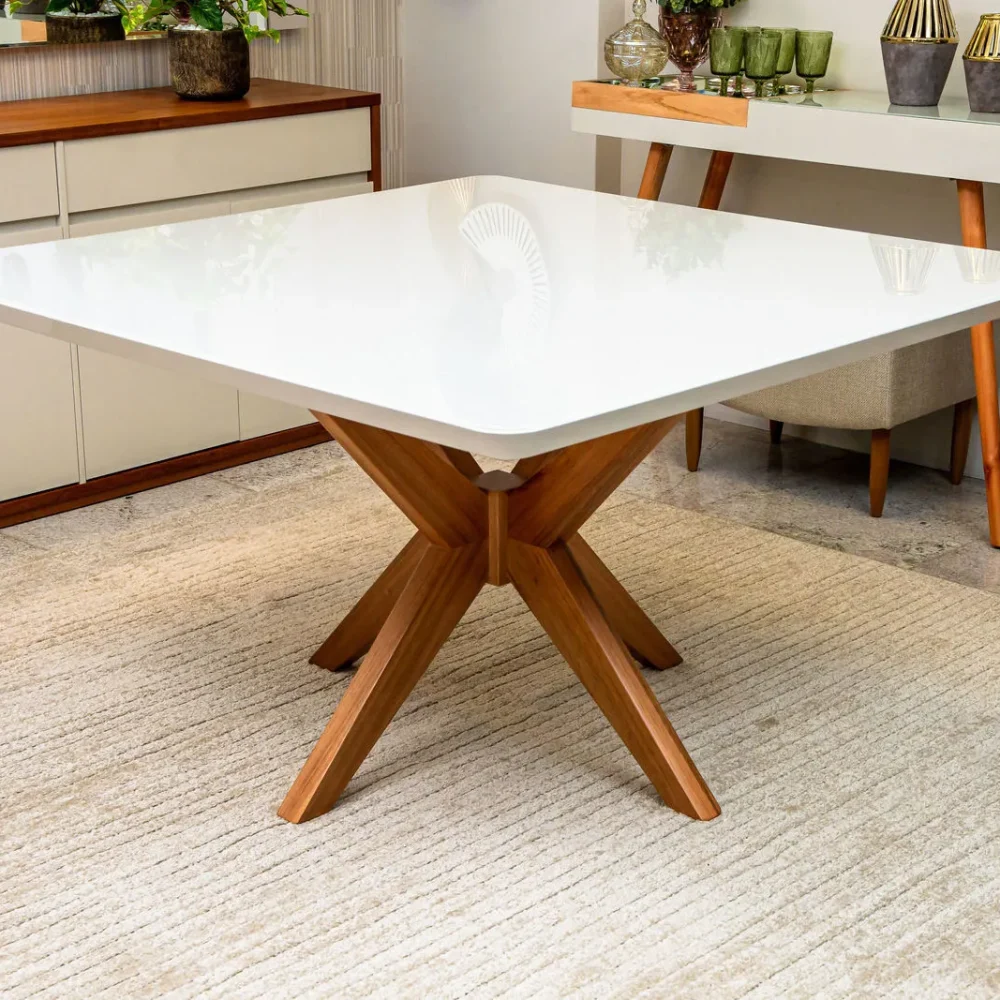 Mesa de Jantar Turim 1,30Mts Quadrada